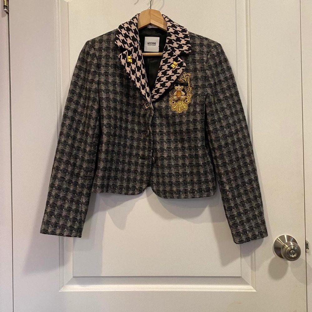 Moschino Cheap and Chic Tweed Blazer - Picture 2 of 3